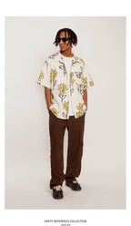Spring Floral Graphic Shirt