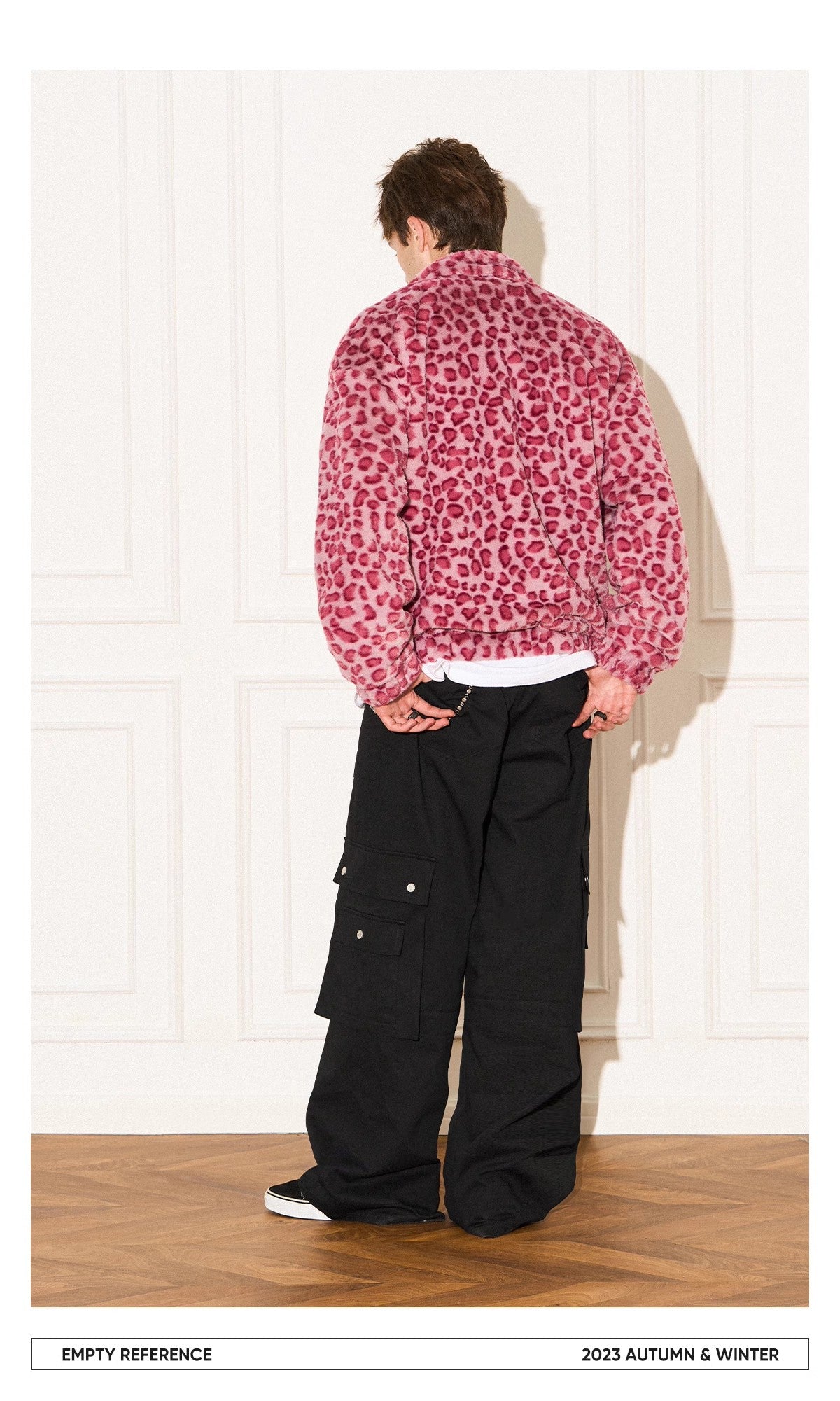Leopard Fleece Zip Jacket