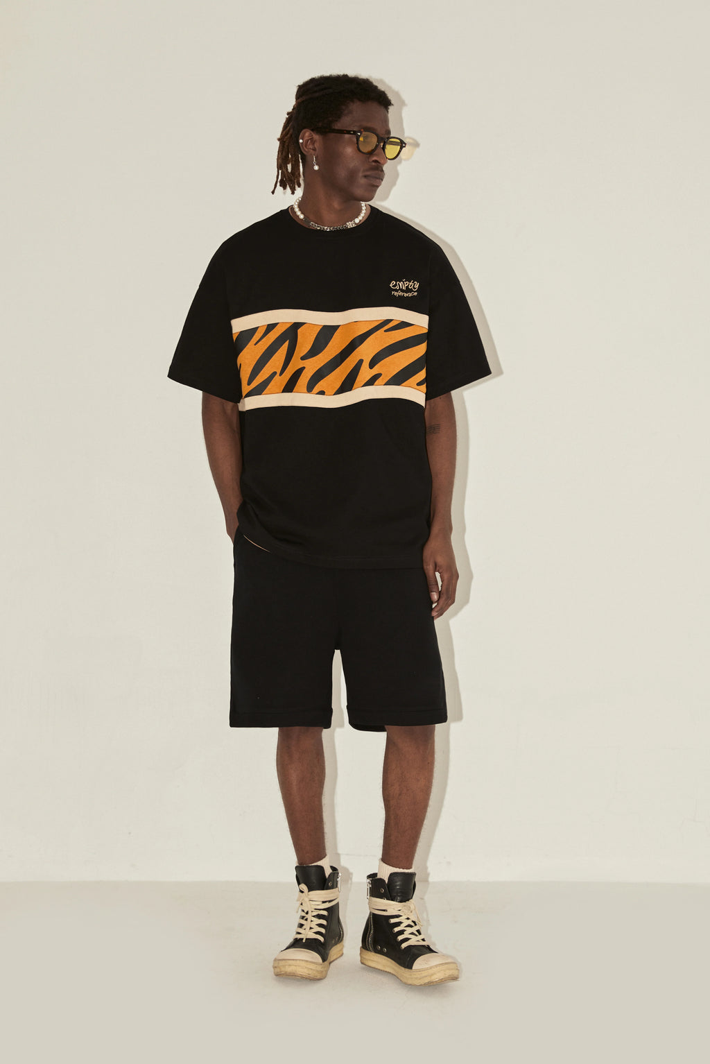 Tiger Patchwork Graphic Tee