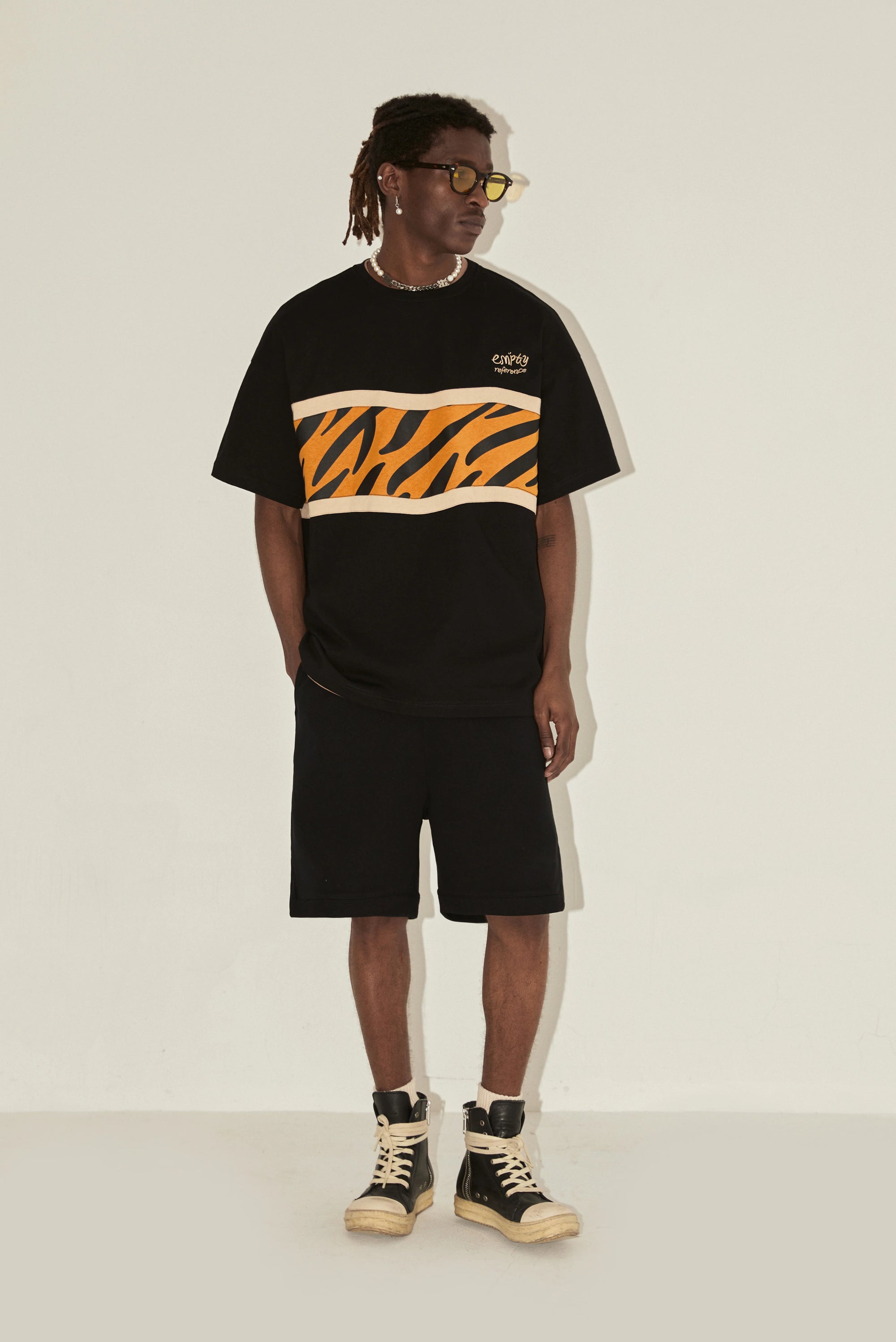 Tiger Patchwork Graphic Tee