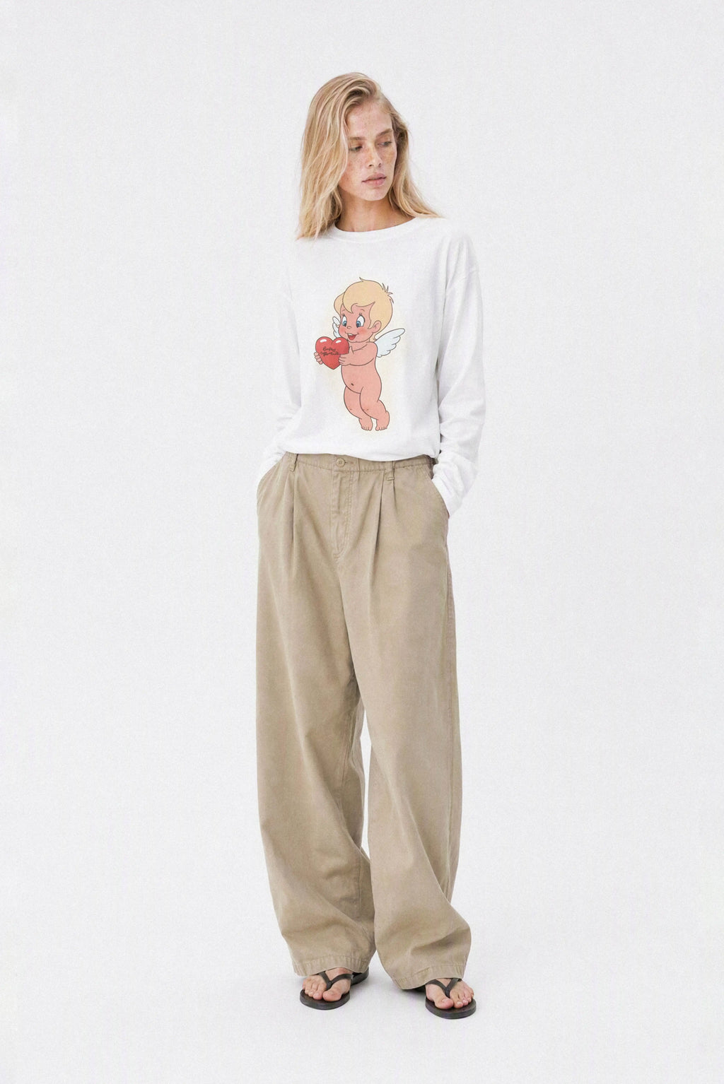 Cherub Heart Long Sleeve Tee
