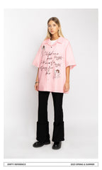 Angels Print Camp Shirt