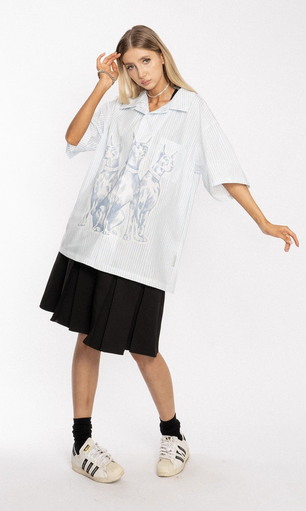 Doberman Sketch Graphic Shirt
