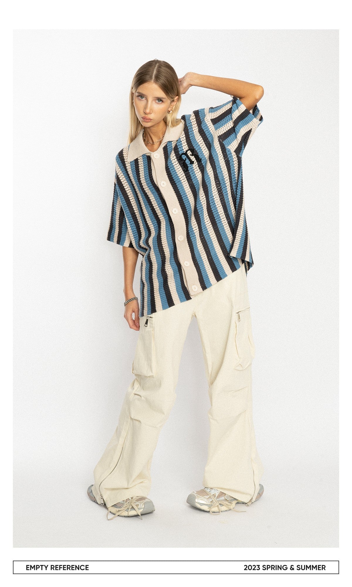 Embroidered Knit Polo Shirt