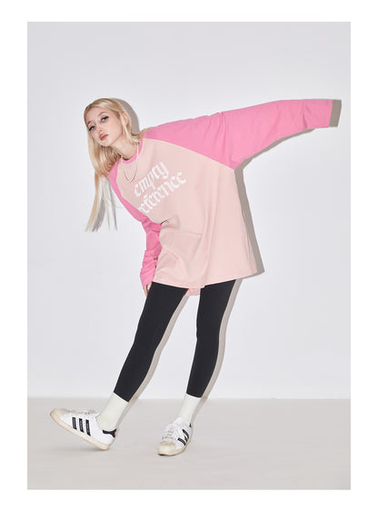 Spliced Hem Graphic Tee