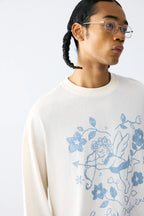 Floral Cherub Long Sleeve Tee