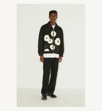 Floral Graphic Zip Jacket