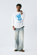 Dog Illustration Long Sleeve Tee