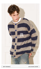 Striped Wool Knit Sweater