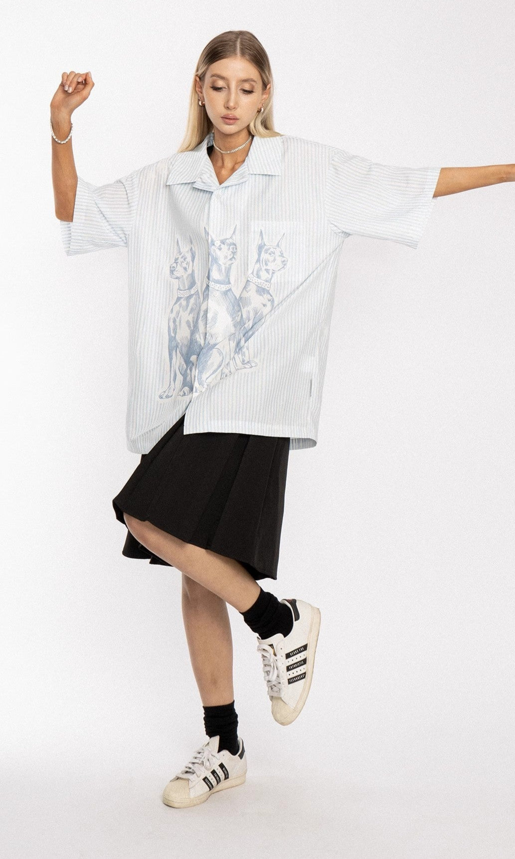 Doberman Sketch Graphic Shirt