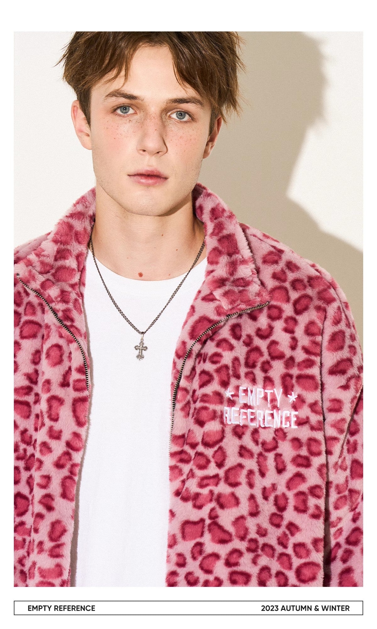 Leopard Fleece Zip Jacket