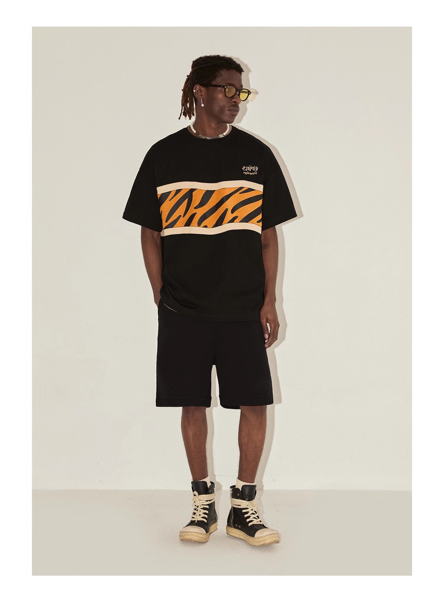 Tiger Patchwork Graphic Tee