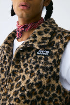 Leopard Terry Vest