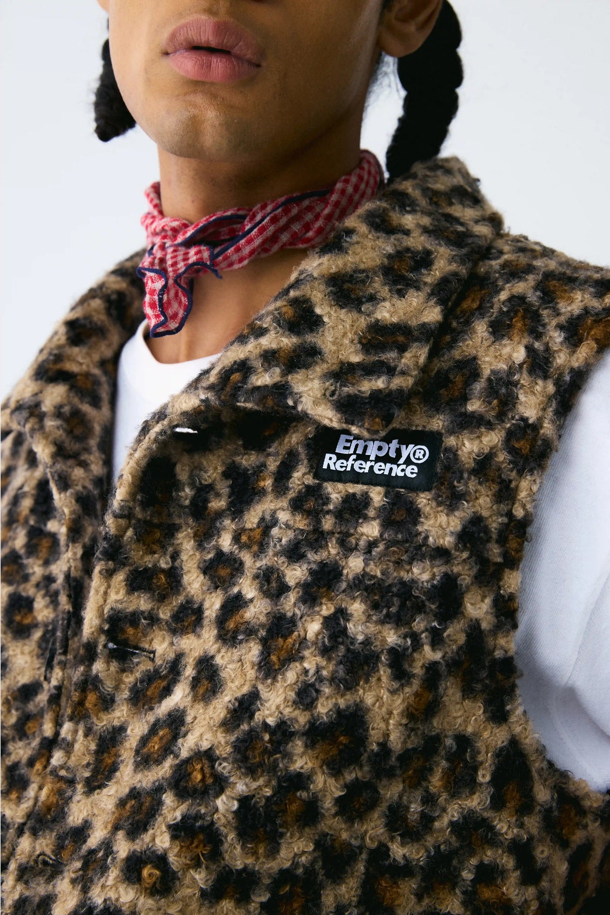 Leopard Terry Vest