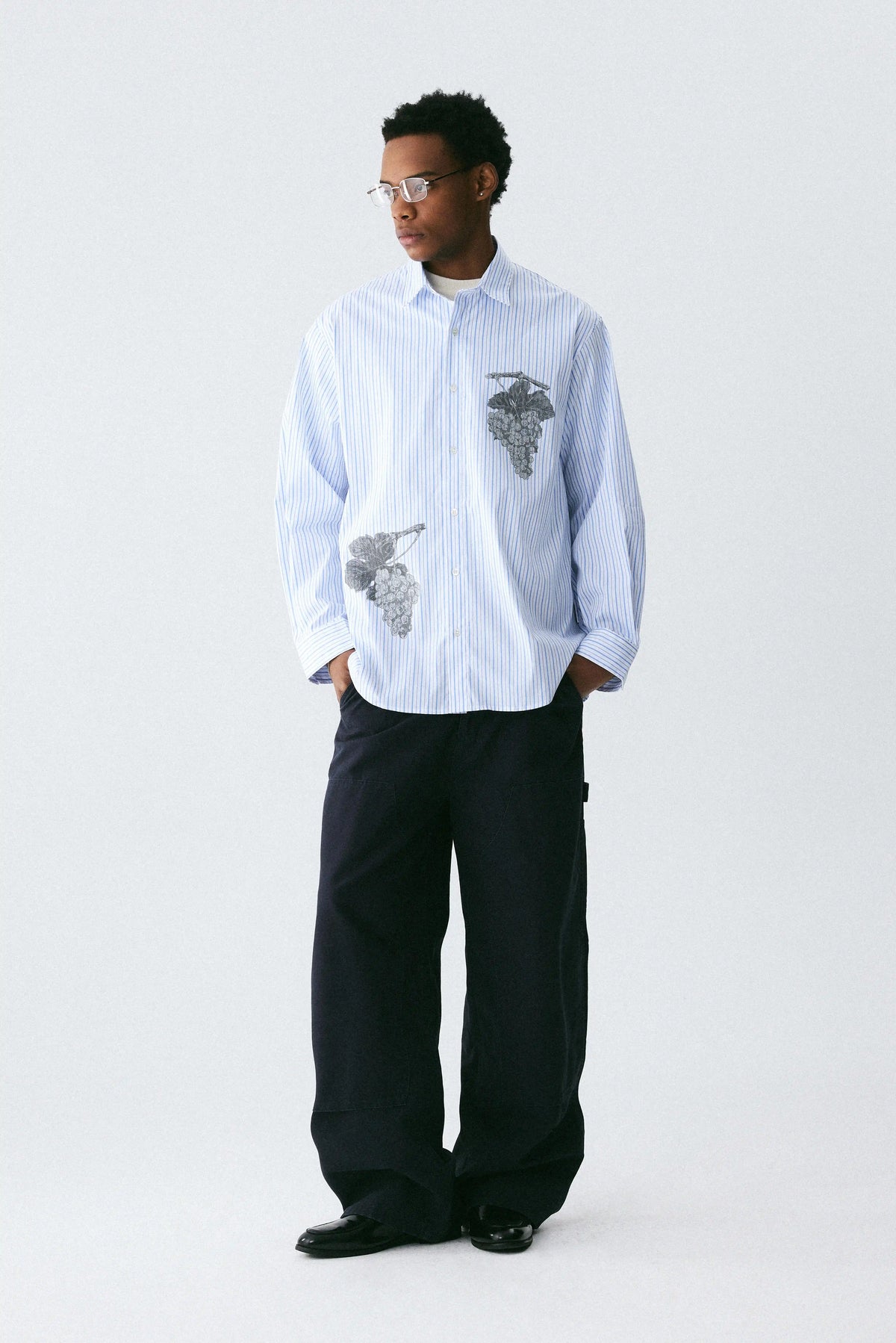 Grape Stripe Shirt