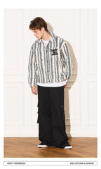 Embroidered Logo Fleece Jacket