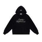 Pearl Studded Logo Sweatshirt