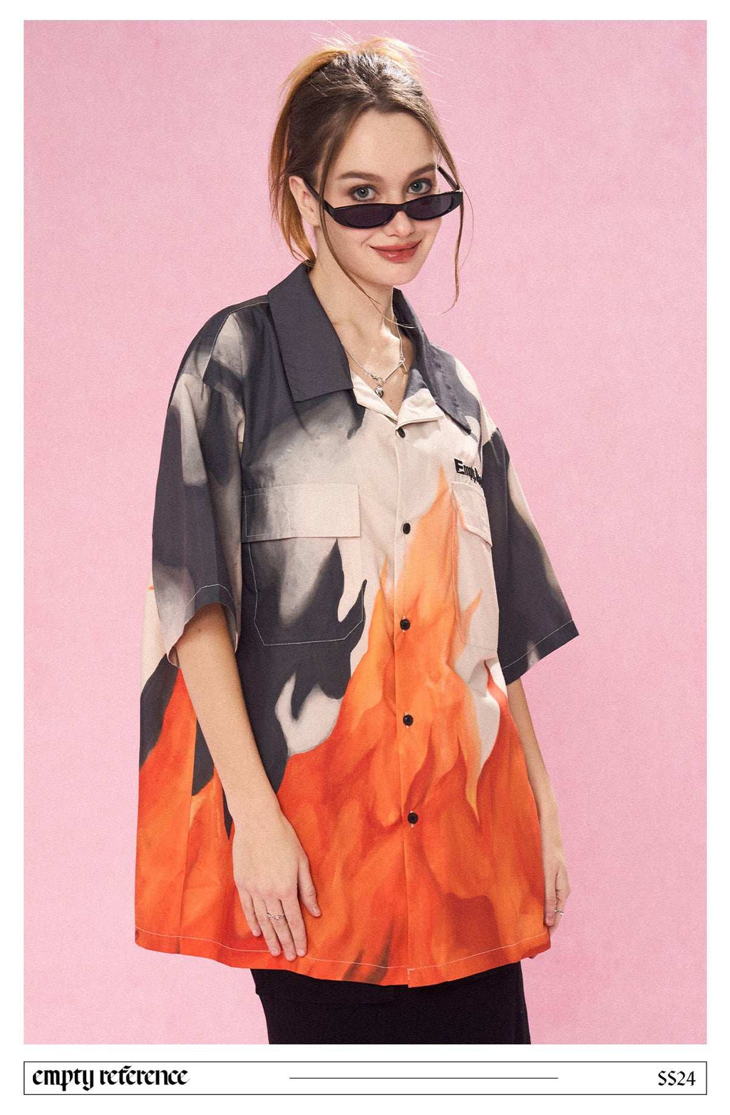 Flame Render Graphic Shirt - Empty Reference