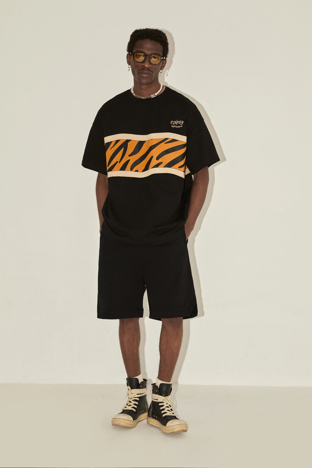 Tiger Patchwork Graphic Tee