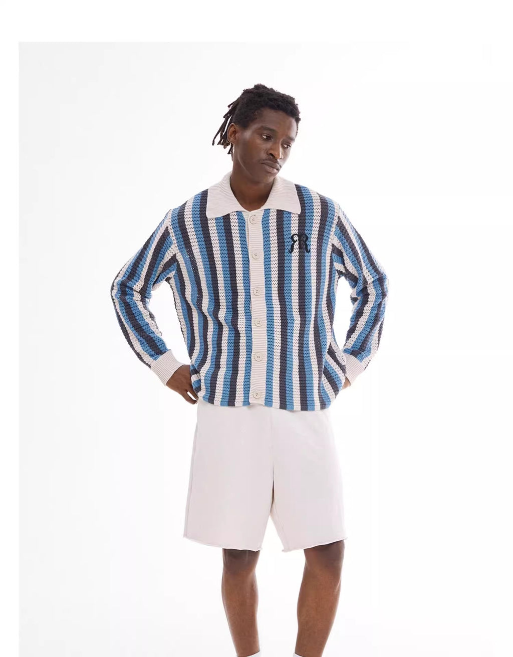 Embroidered Woven Long Sleeve Shirt