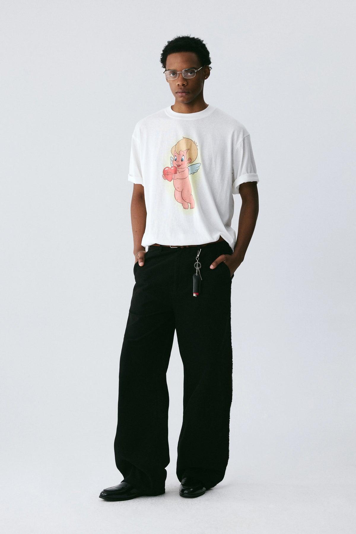 Webbing Detail Trousers