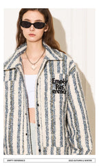 Embroidered Logo Fleece Jacket