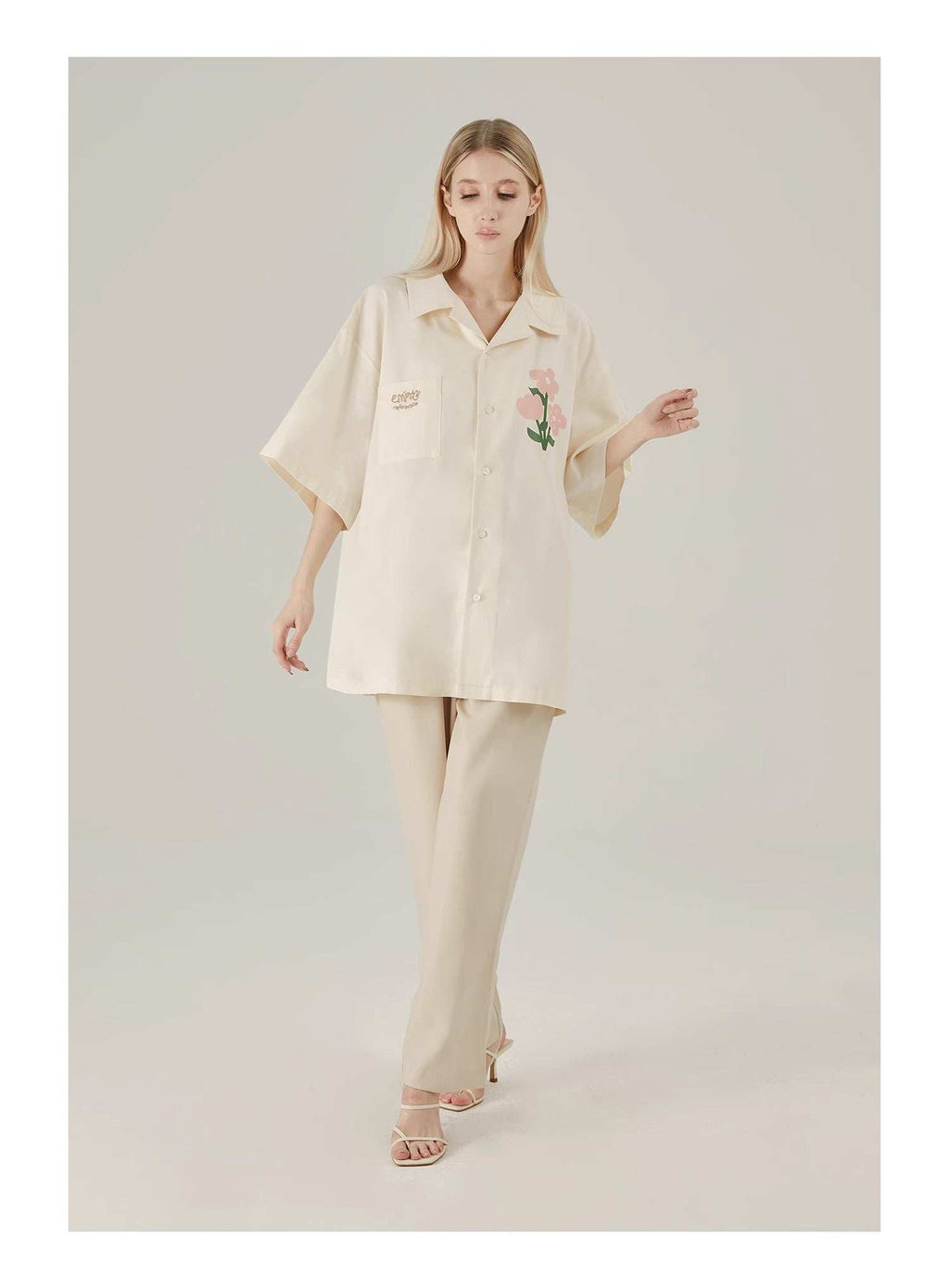 Floral Cotton Graphic Shirt - Empty Reference