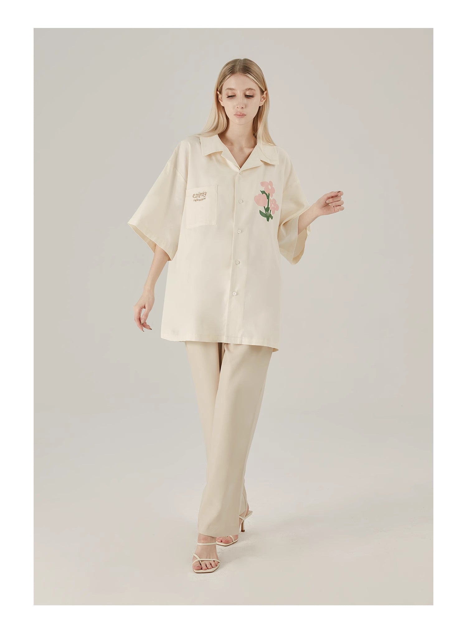 Floral Cotton Graphic Shirt