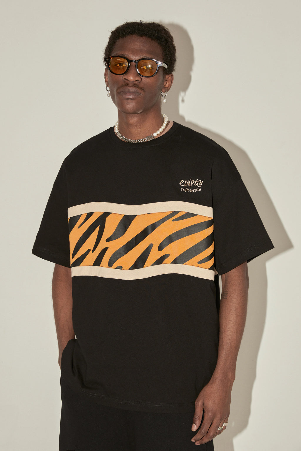 Tiger Patchwork Graphic Tee