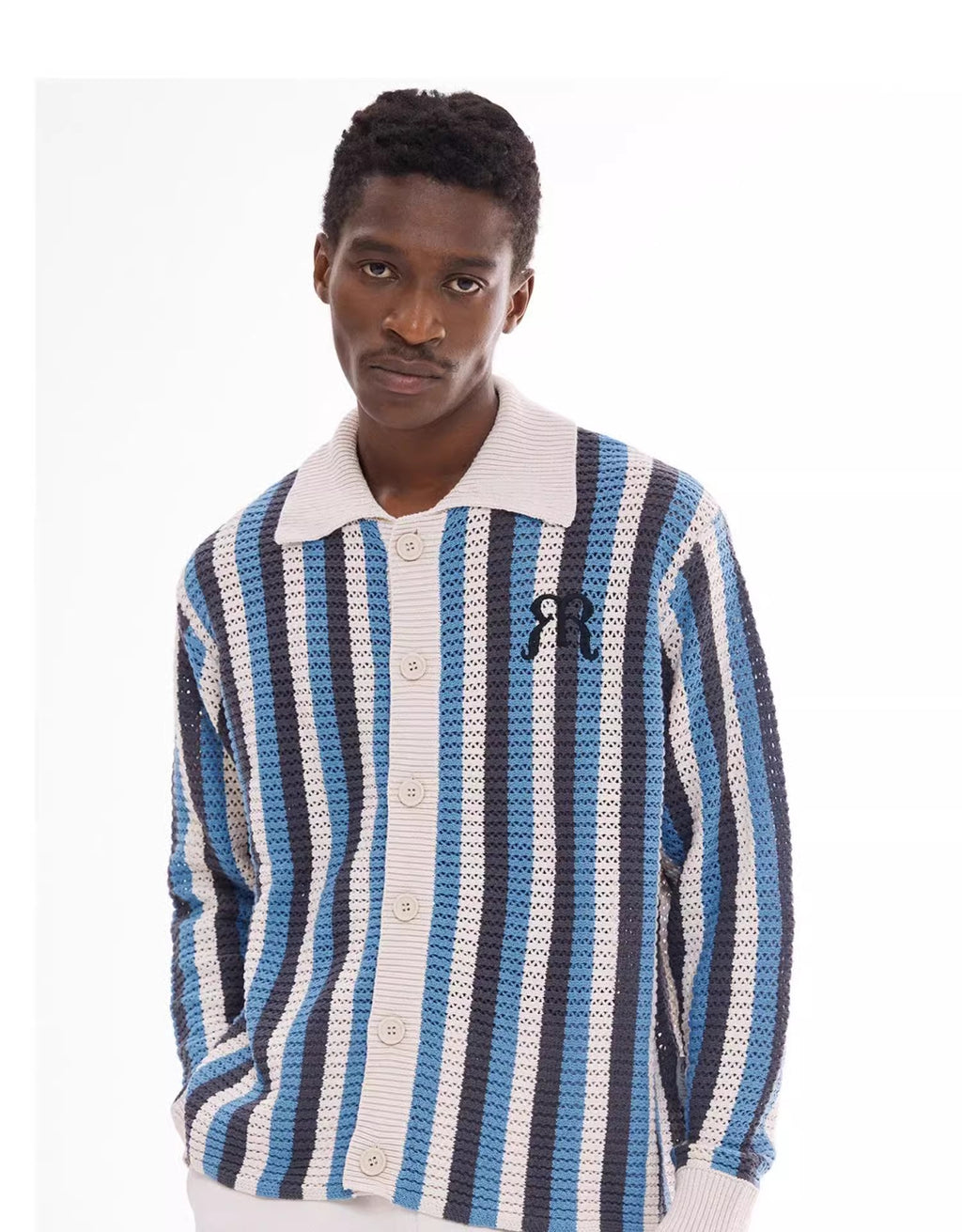 Embroidered Woven Long Sleeve Shirt