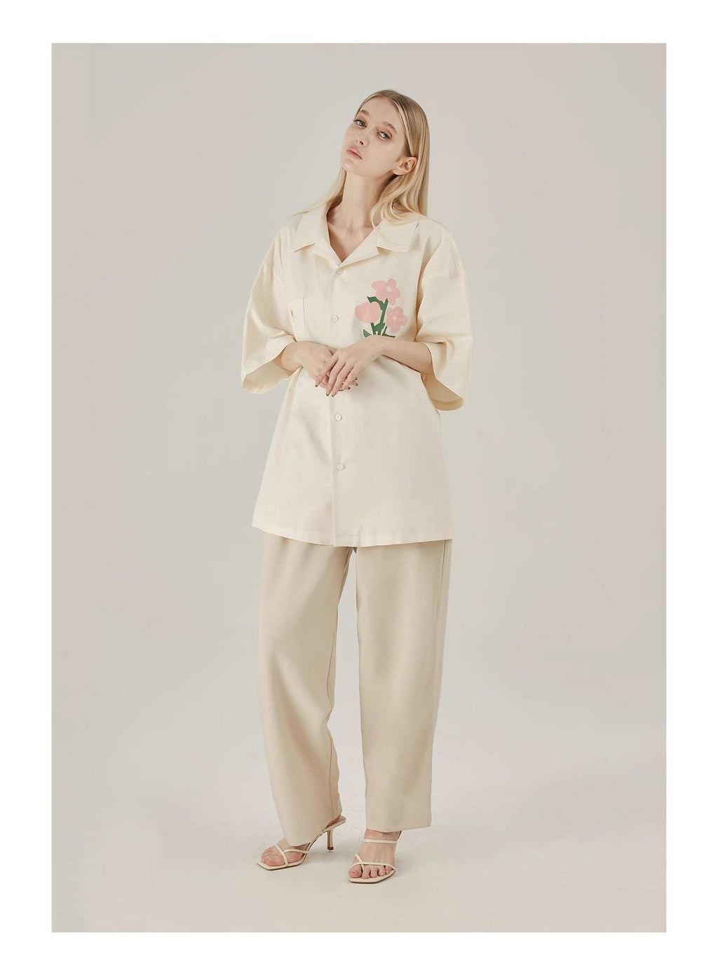 Floral Cotton Graphic Shirt - Empty Reference