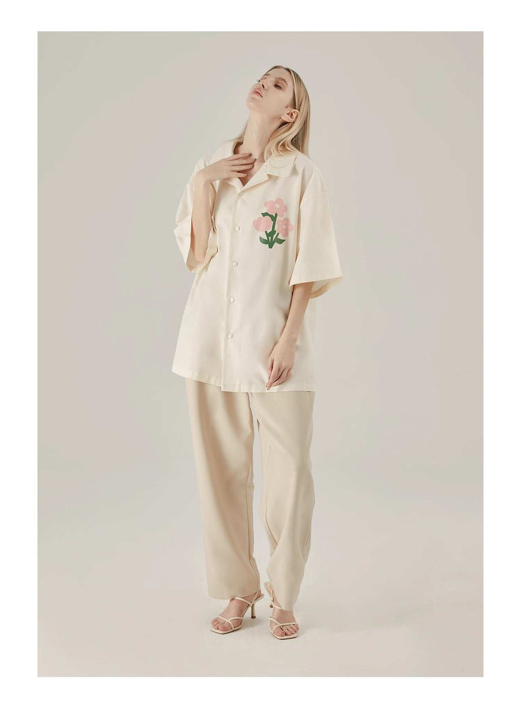 Floral Cotton Graphic Shirt - Empty Reference