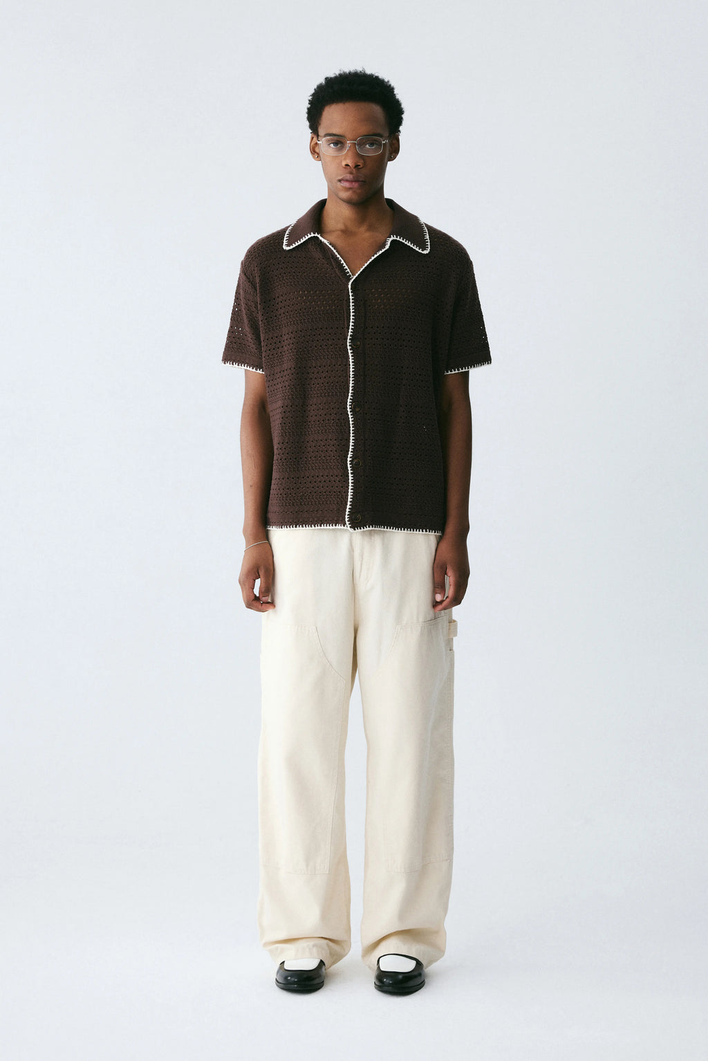 Contrast Binding Shirt