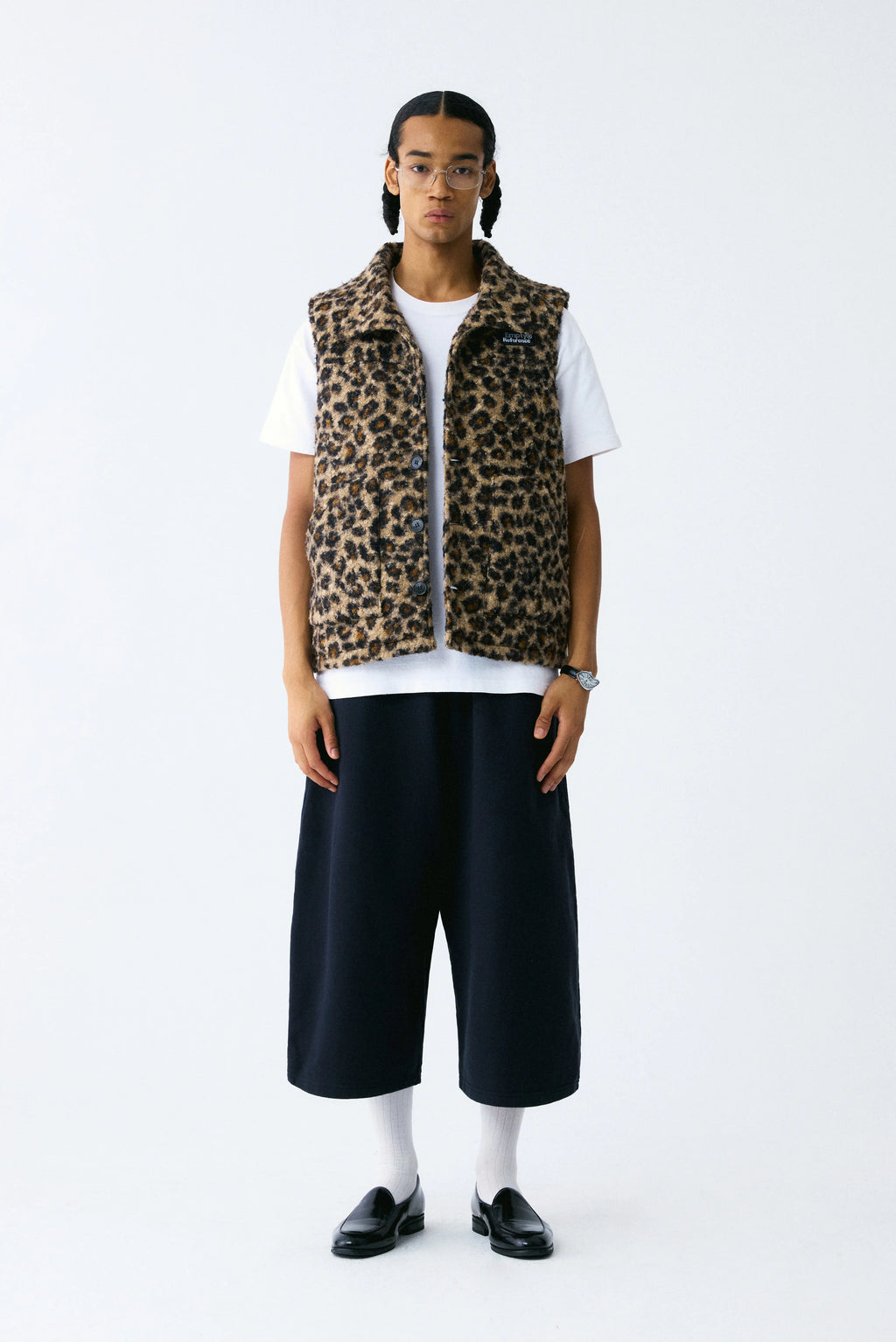 Leopard Terry Vest