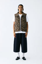 Leopard Terry Vest