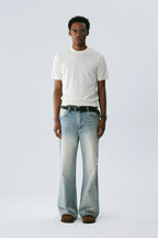 Silk-Wool Knit Tee