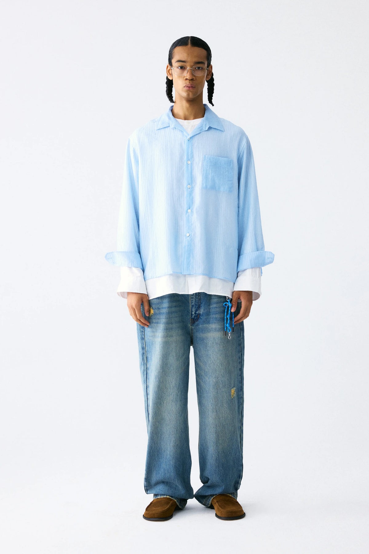 Layered Contrast Shirt