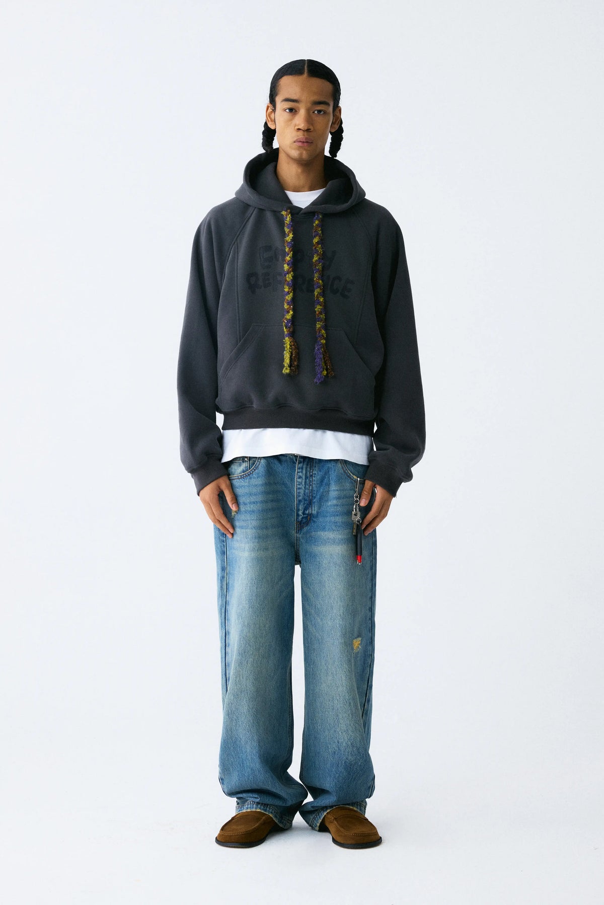 Woven Panel Hoodie