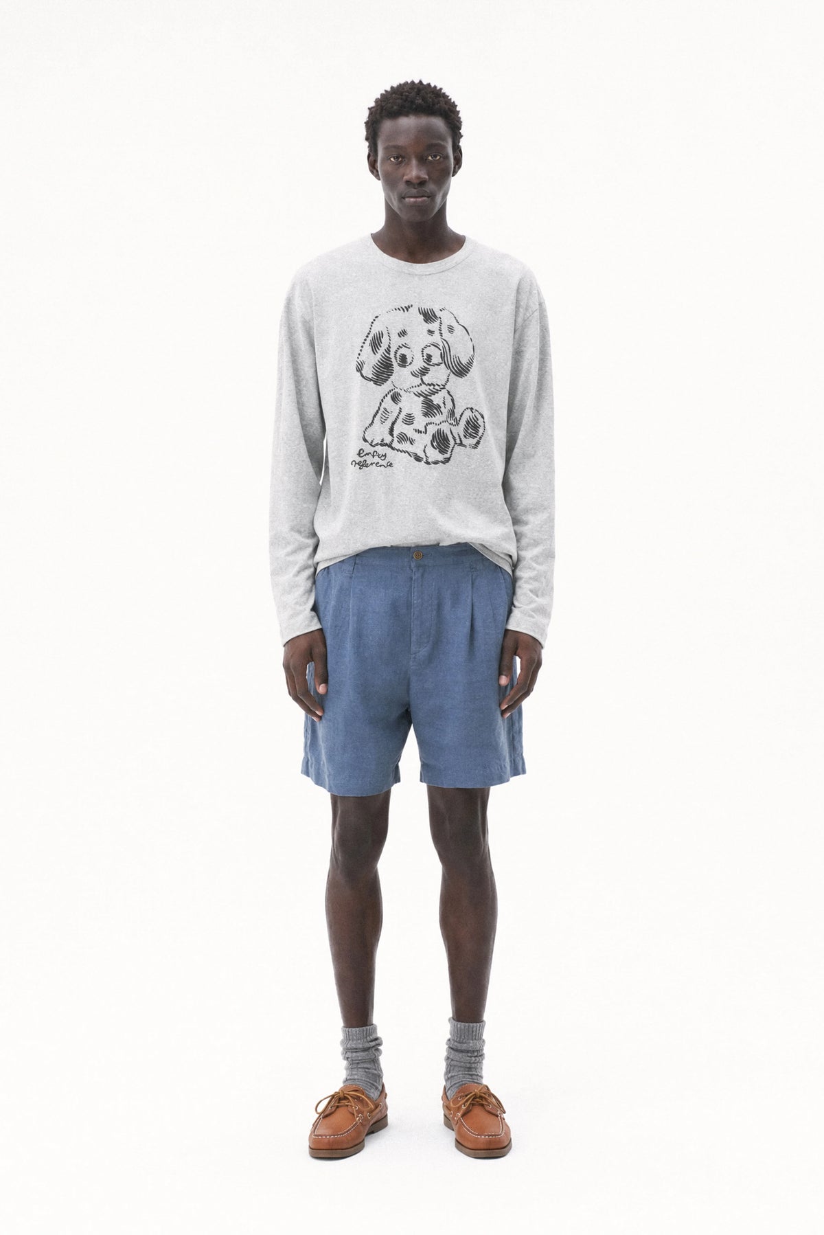 Vintage Dog Long Sleeve Tee