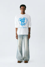 Dog Illustration Long Sleeve Tee