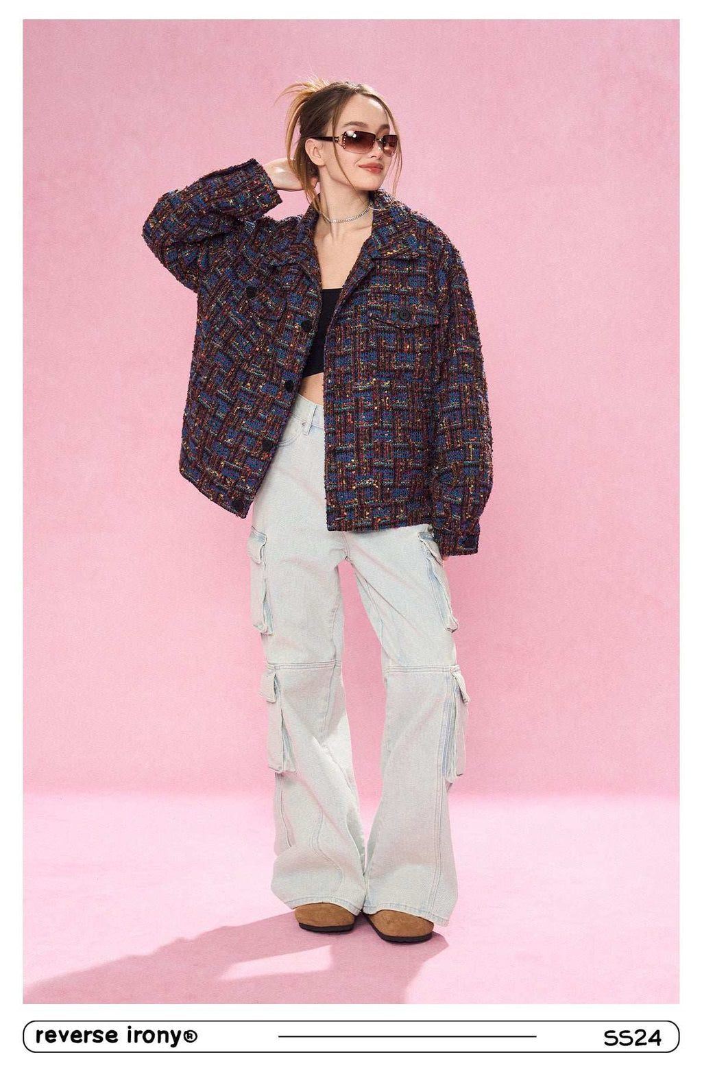 Unisex Tweed Jacket - Empty Reference