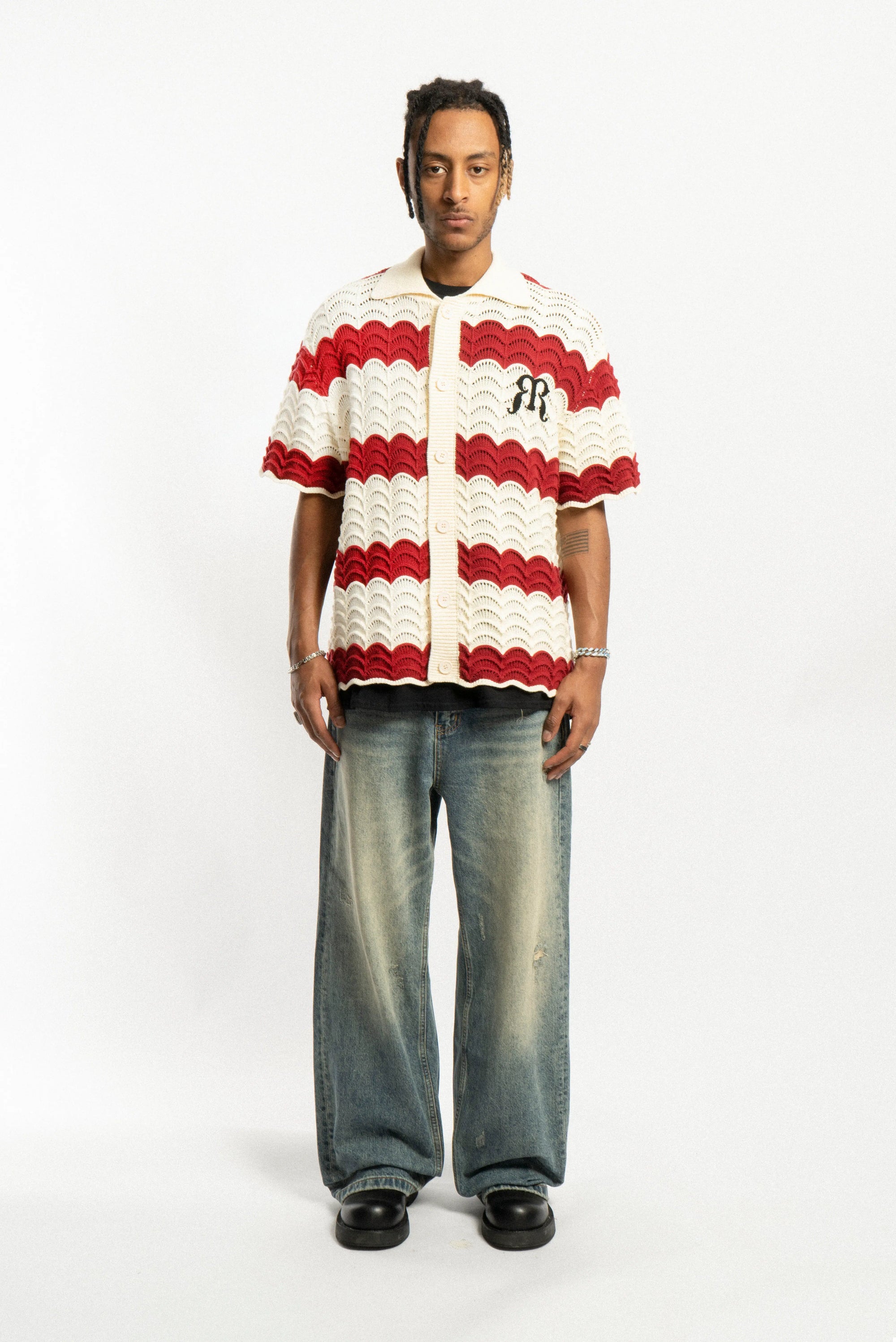 Wavy Weave Textured Shirt