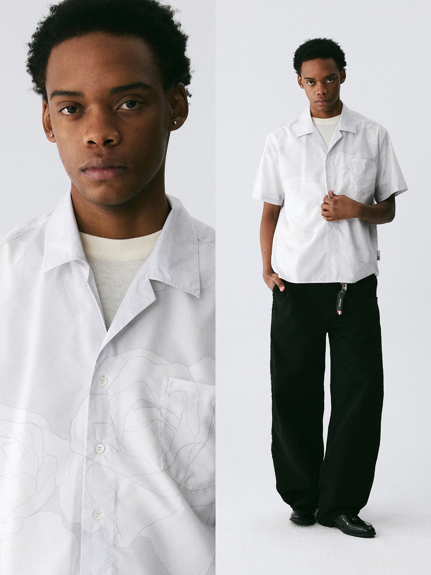 The Quiet Bloom Shirt - Where Romance Meets Simplicity