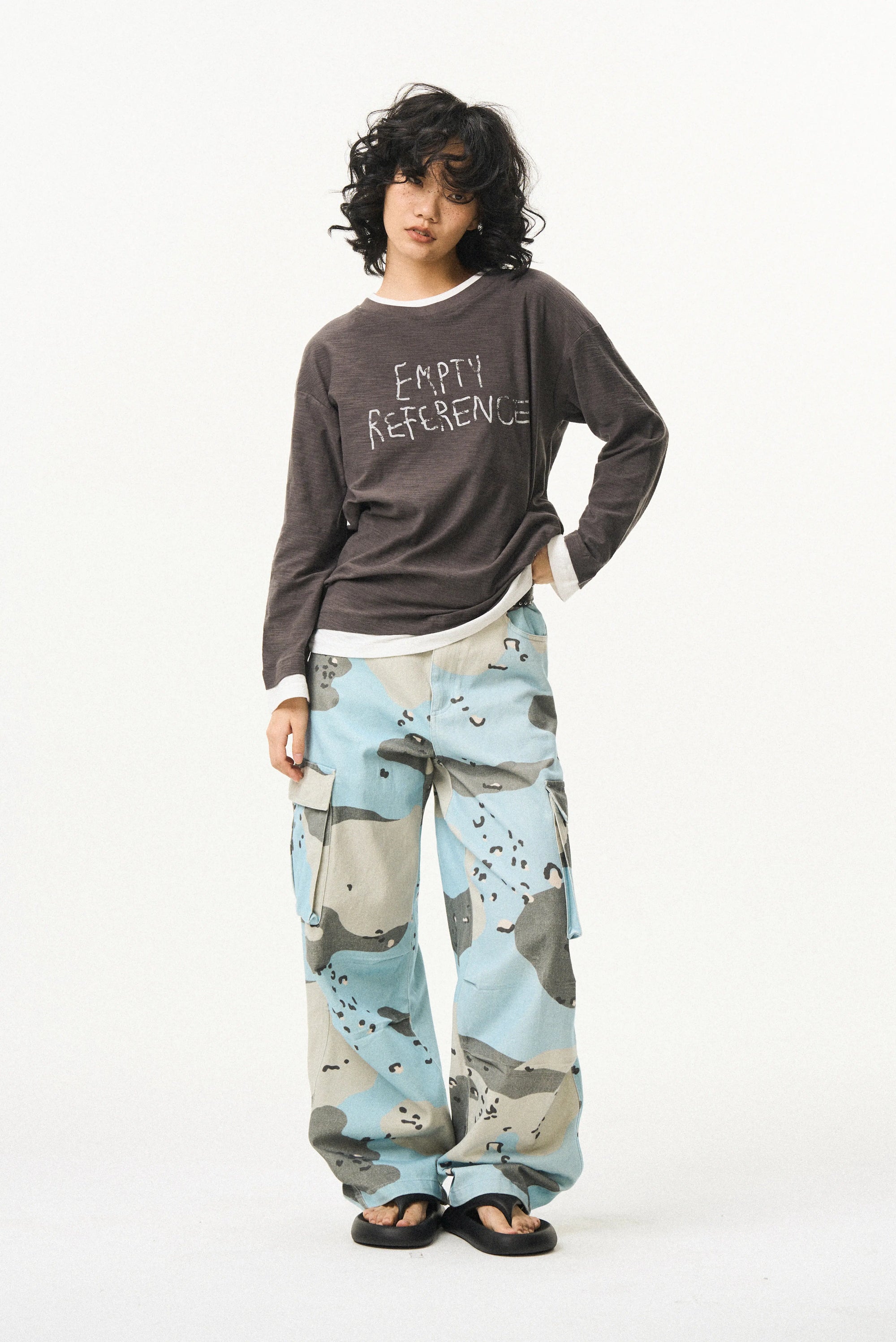 Layered Look Print Shirt