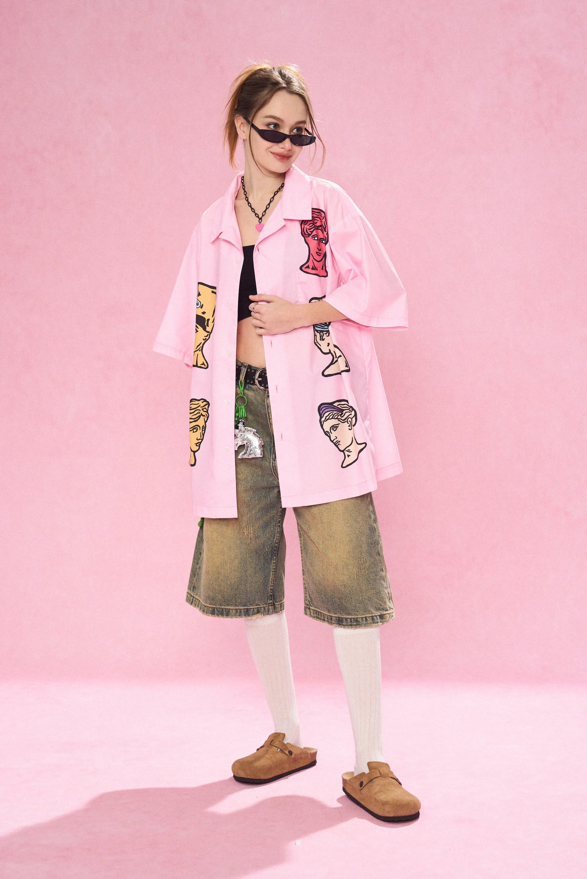 Roman Bust Graphic Shirt