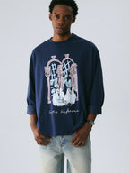 Empty Reference Original Artwork Long Sleeve Tee | Hand-Drawn Graphic Shirt