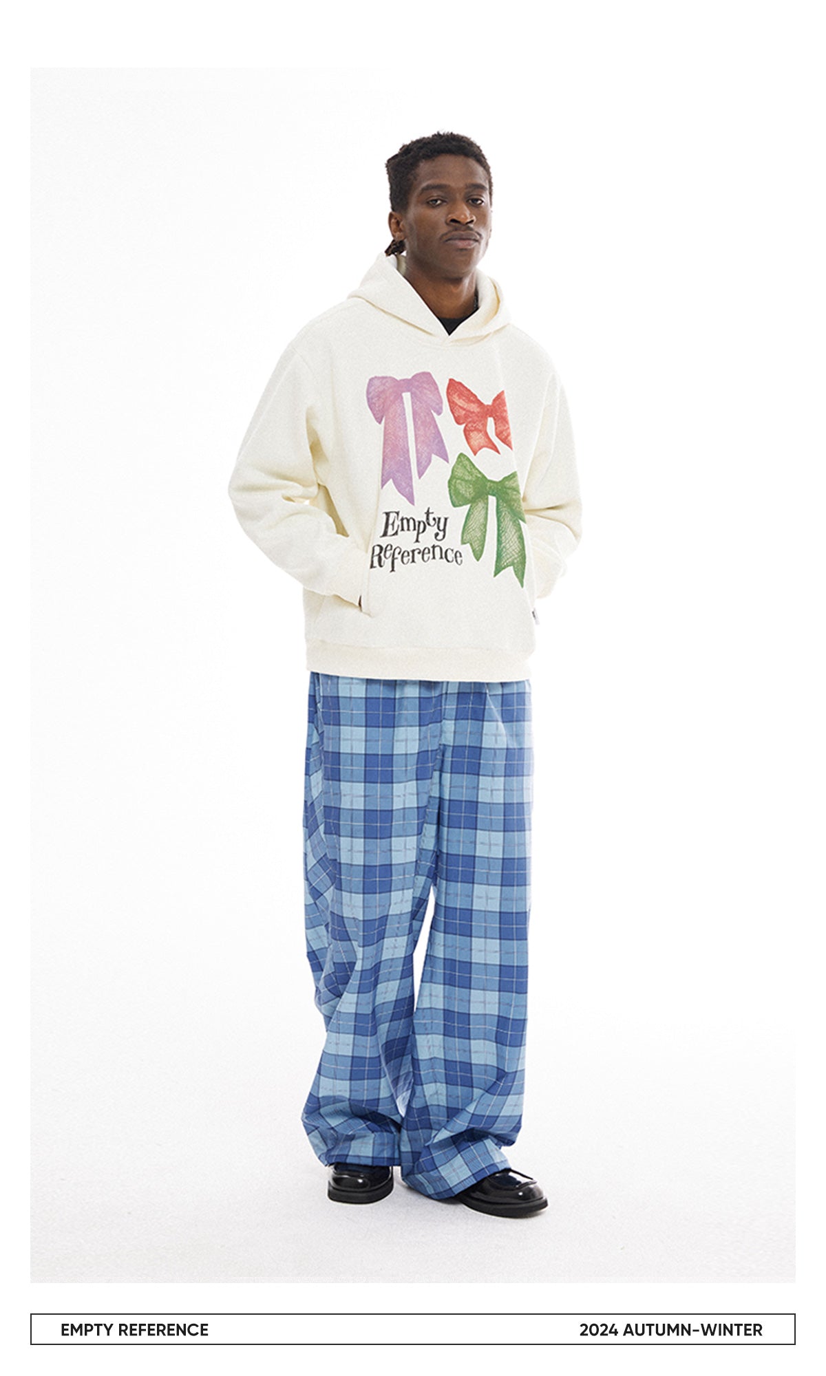 Plaid Print Loose Pants
