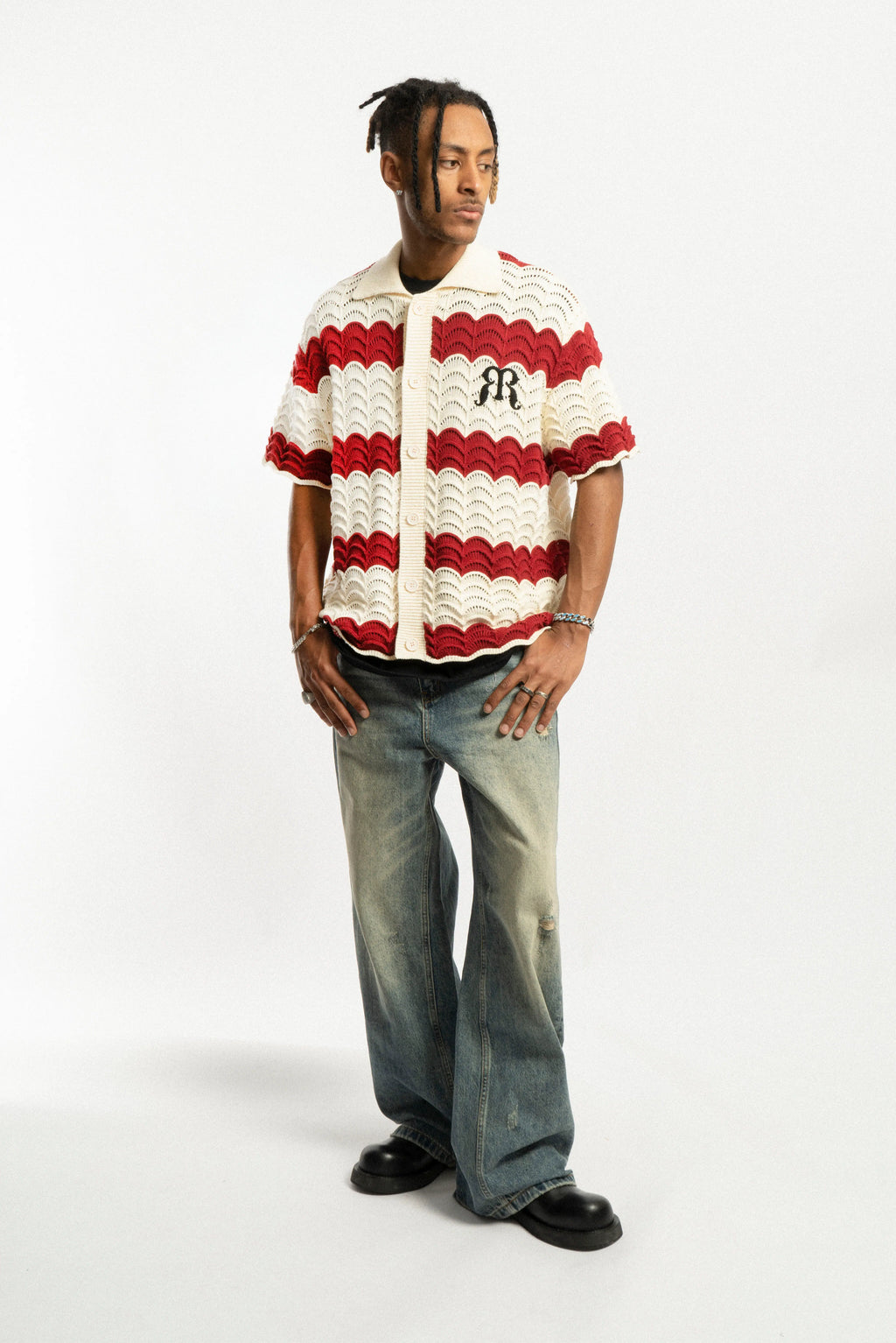 Wavy Weave Textured Shirt