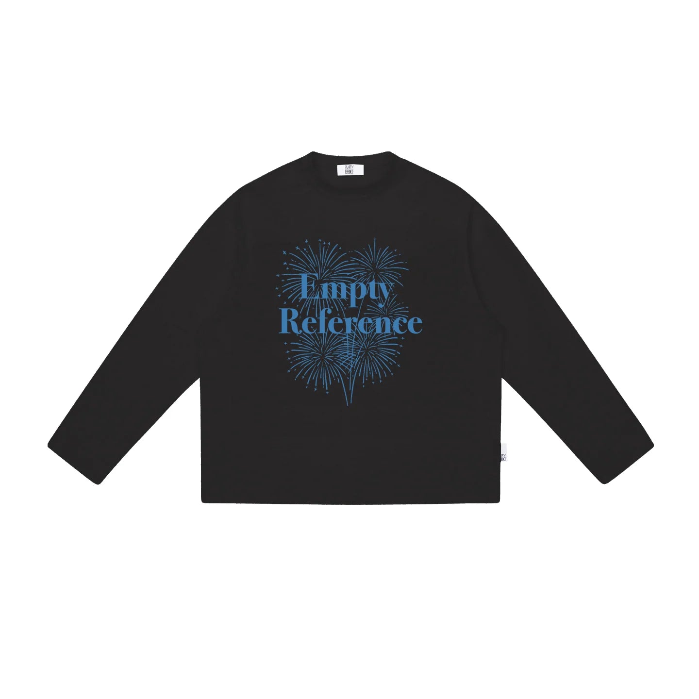 Empty Reference Firework Graphic Long Sleeve Tee | Original Artwork Top