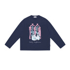 Empty Reference Original Artwork Long Sleeve Tee | Hand-Drawn Graphic Shirt